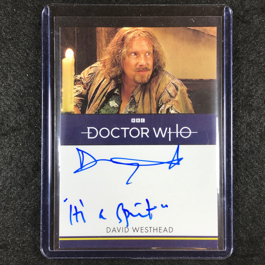 2024 Doctor Who Series 5-7 DAVID WESTHEAD AS WILL KEMPE Inscription Auto