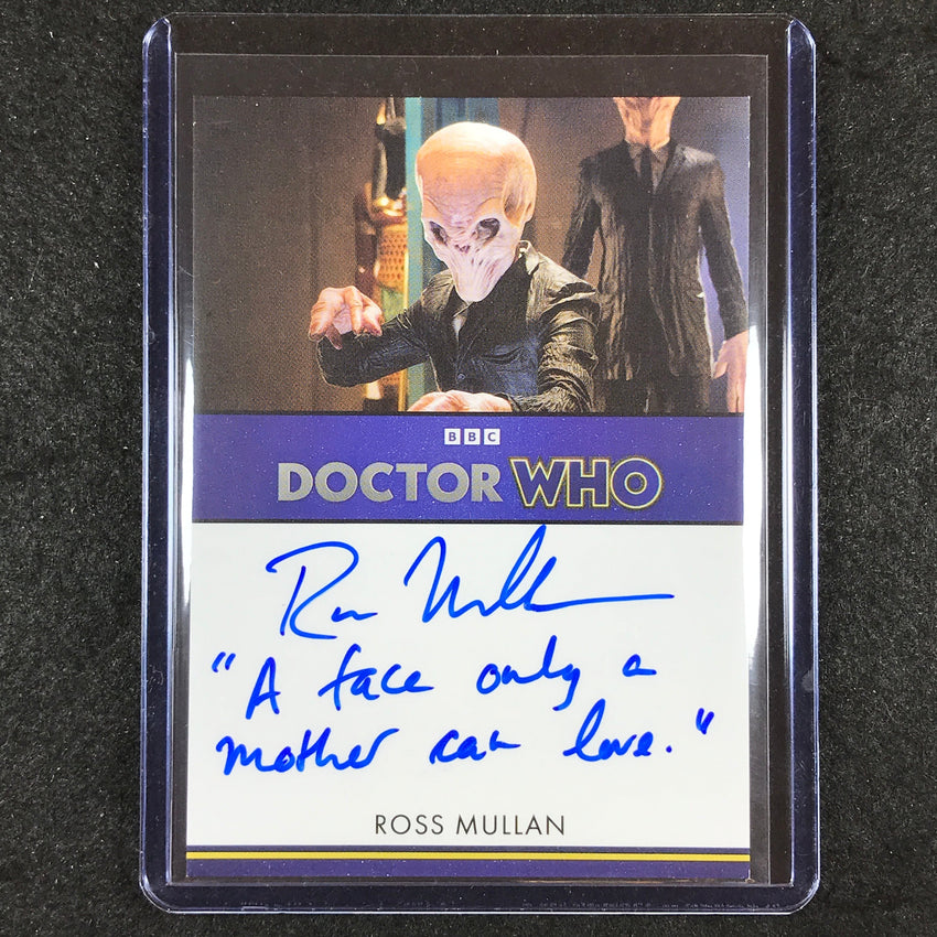 2024 Doctor Who Series 5-7 ROSS MULLAN AS THE SILENCE Inscription Auto