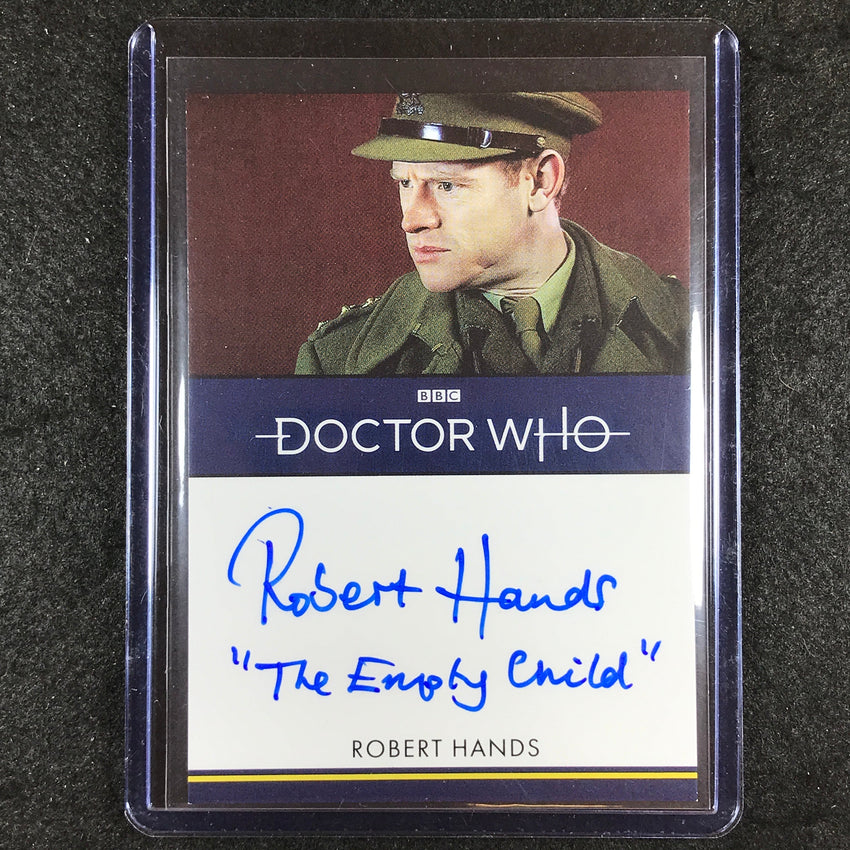2024 Doctor Who Series 5-7 ROBERT HANDS AS ALGY Inscription Auto