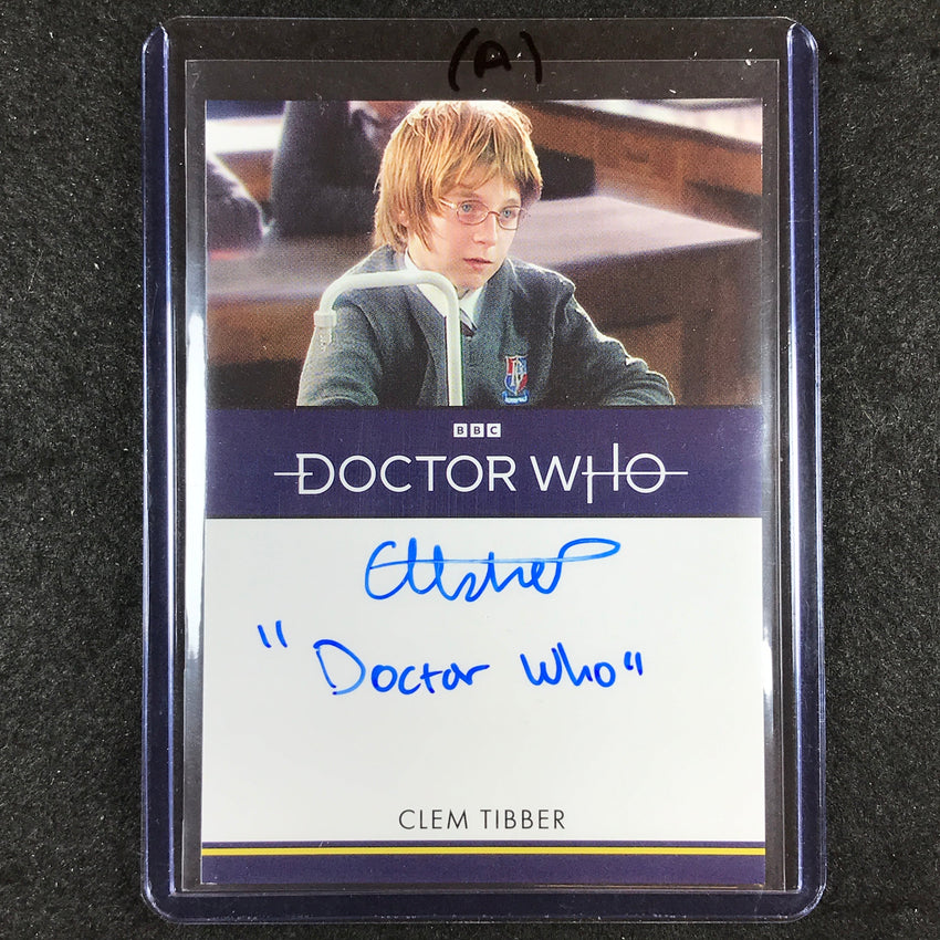2024 Doctor Who Series 5-7 CLEM TIBBER AS MILO Inscription Auto (A)