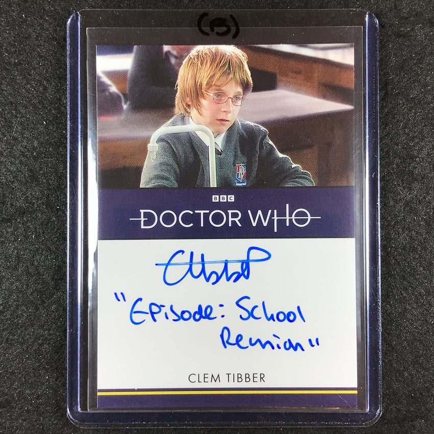 2024 Doctor Who Series 5-7 CLEM TIBBER AS MILO Inscription Auto (B)