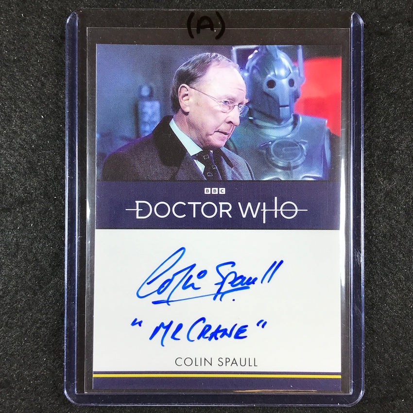 2024 Doctor Who Series 5-7 COLIN SPAULL AS CRANE Inscription Auto (A)