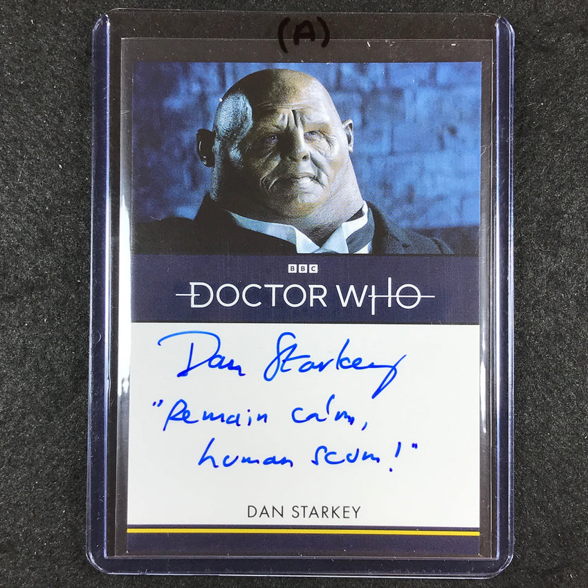 2024 Doctor Who Series 5-7 DAN STARKEY AS COMMANDER STRAX Inscription Auto (A)