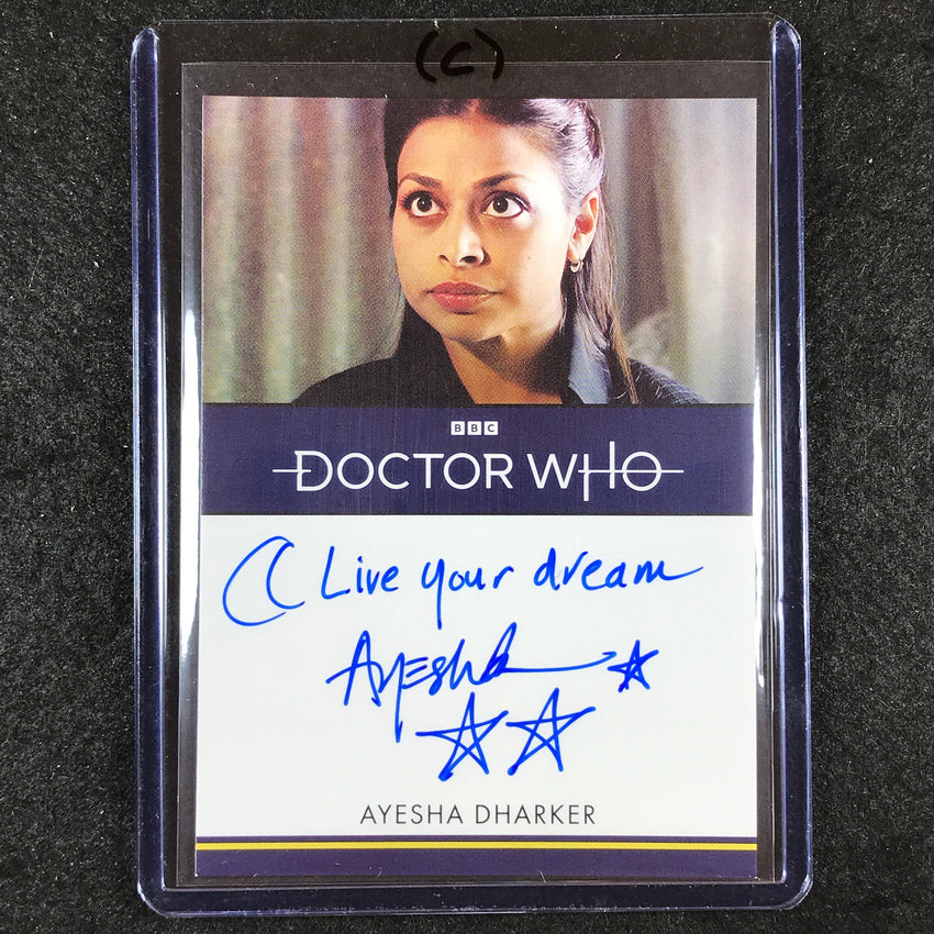 2024 Doctor Who Series 5-7 AYESHA DHARKER SOLANA MERCURIO Inscription Auto (C)
