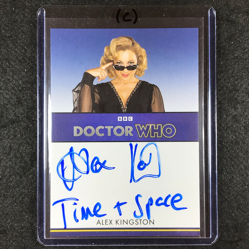2024 Doctor Who Series 5-7 ALEX KINGSTON AS RIVER SONG Inscription Auto (C)