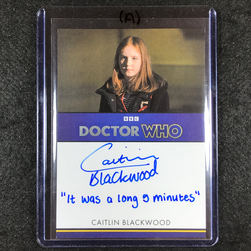 2024 Doctor Who Series 5-7 CAITLIN BLACKWOOD AS AMELIA POND Inscription Auto (A)
