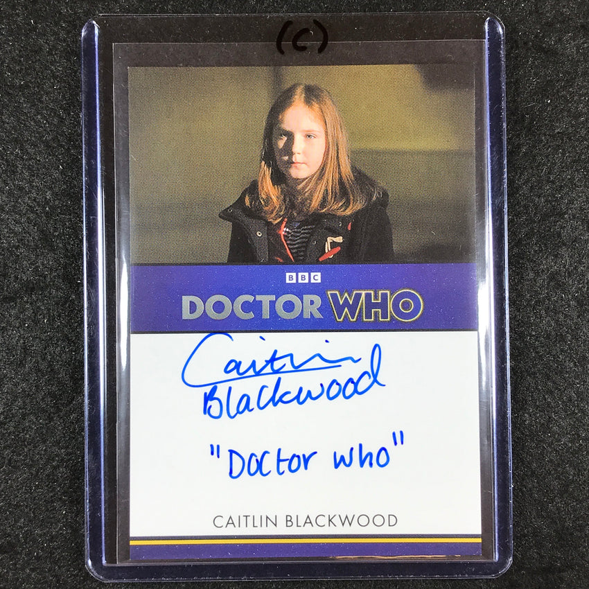 2024 Doctor Who Series 5-7 CAITLIN BLACKWOOD AS AMELIA POND Inscription Auto (C)