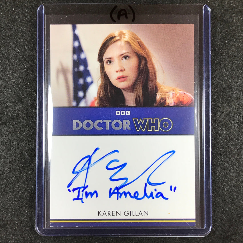 2024 Doctor Who Series 5-7 KAREN GILLAN AS AMY POND Inscription Auto (A)