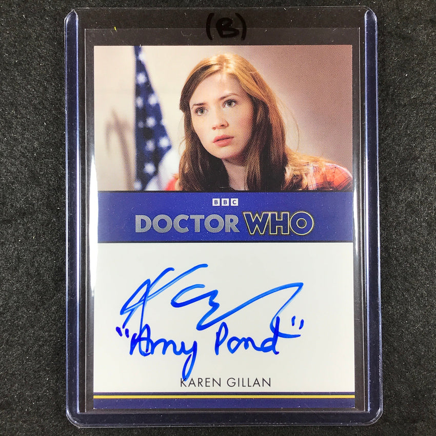 2024 Doctor Who Series 5-7 KAREN GILLAN AS AMY POND Inscription Auto (B)