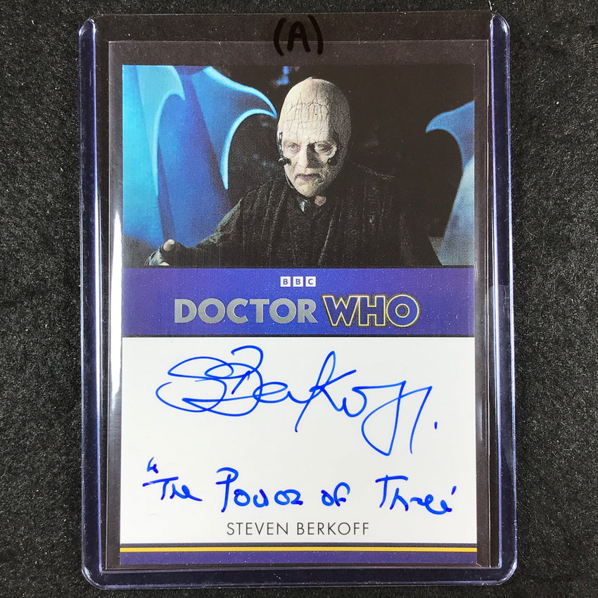 2024 Doctor Who Series 5-7 STEVEN BERKOFF AS SHAKRI Inscription Auto (A)