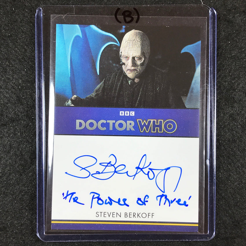 2024 Doctor Who Series 5-7 STEVEN BERKOFF AS SHAKRI Inscription Auto (B)
