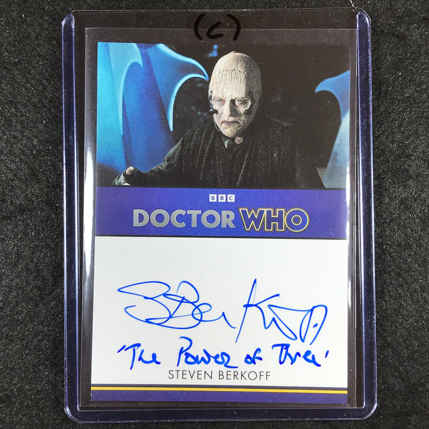 2024 Doctor Who Series 5-7 STEVEN BERKOFF AS SHAKRI Inscription Auto (C)