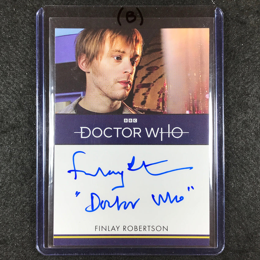 2024 Doctor Who Series 5-7 FINLAY ROBERTSON AS NIGHTINGALE Inscription Auto (B)