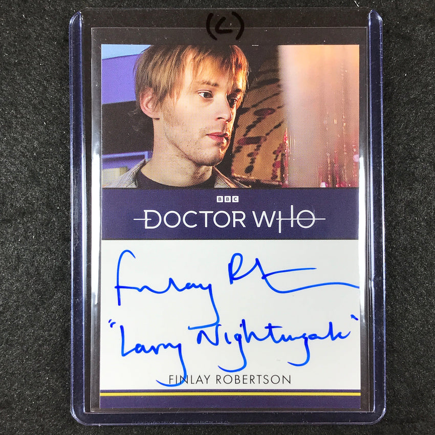 2024 Doctor Who Series 5-7 FINLAY ROBERTSON AS NIGHTINGALE Inscription Auto (C)