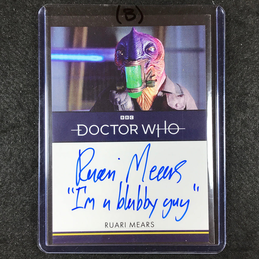 2024 Doctor Who Series 5-7 RUARI MEARS AS HATH GABLE Inscription Auto (B)