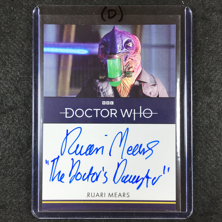 2024 Doctor Who Series 5-7 RUARI MEARS AS HATH GABLE Inscription Auto (D)
