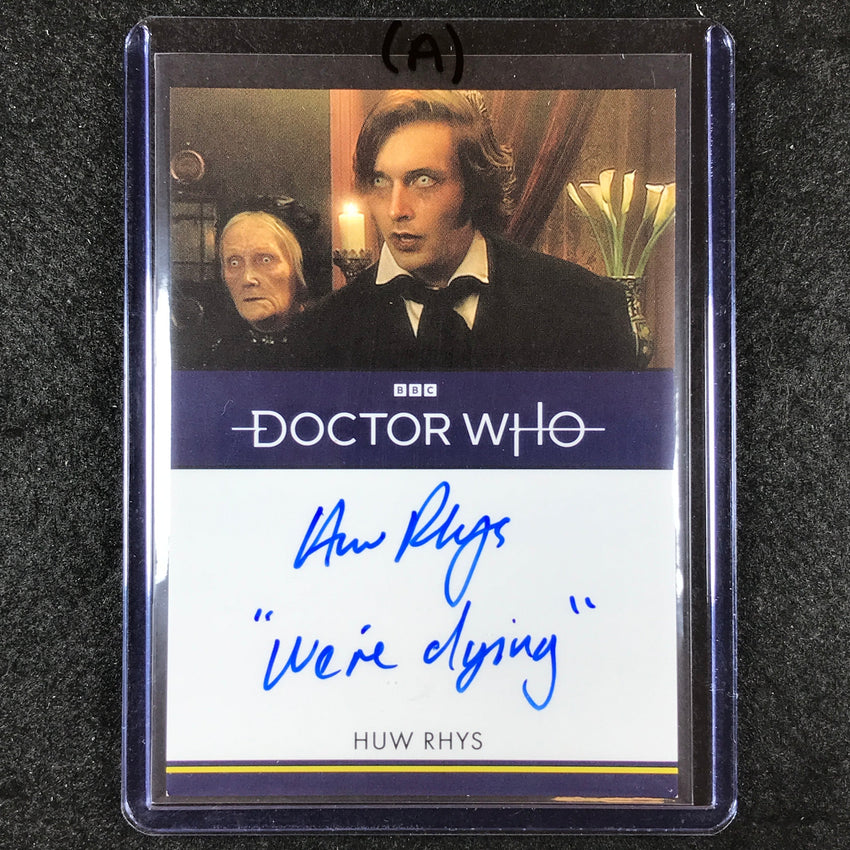 2024 Doctor Who Series 5-7 HUW RHYS AS REDPATH Inscription Auto (A)