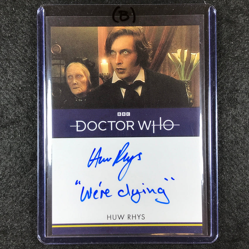 2024 Doctor Who Series 5-7 HUW RHYS AS REDPATH Inscription Auto (B)