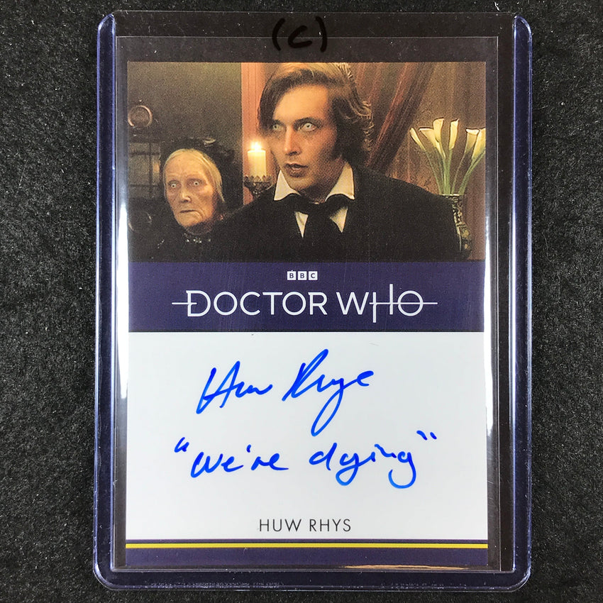 2024 Doctor Who Series 5-7 HUW RHYS AS REDPATH Inscription Auto (C)