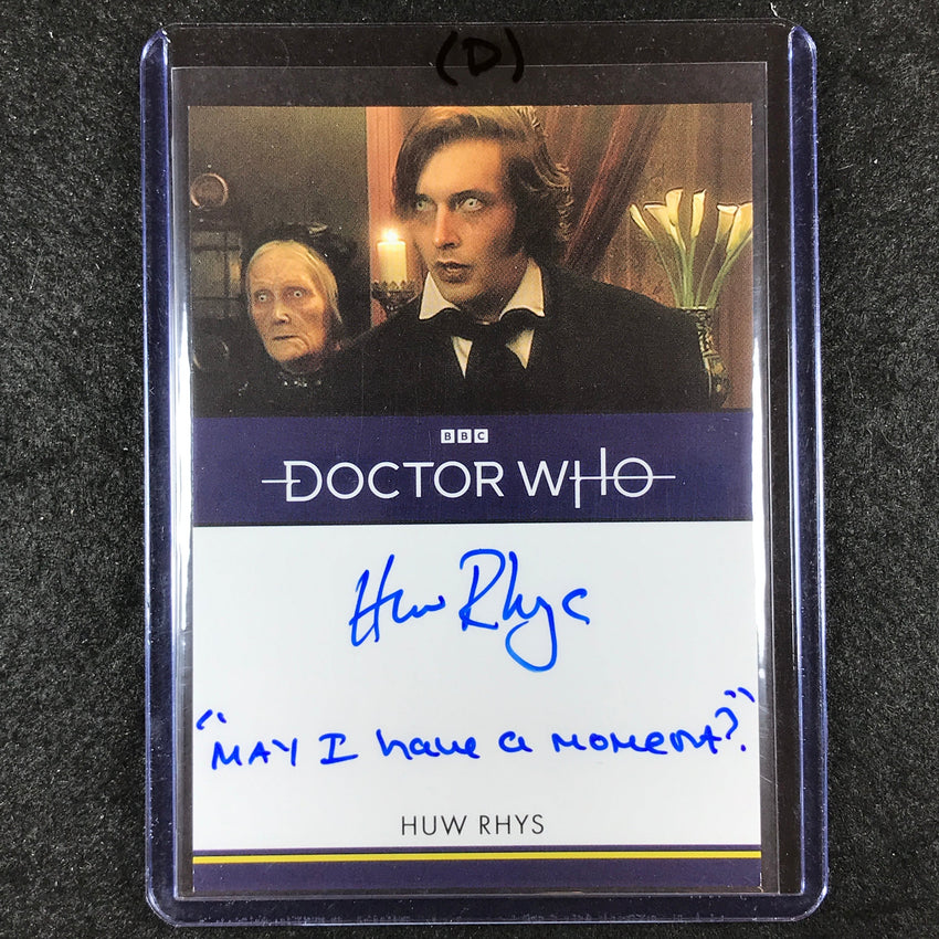 2024 Doctor Who Series 5-7 HUW RHYS AS REDPATH Inscription Auto (D)