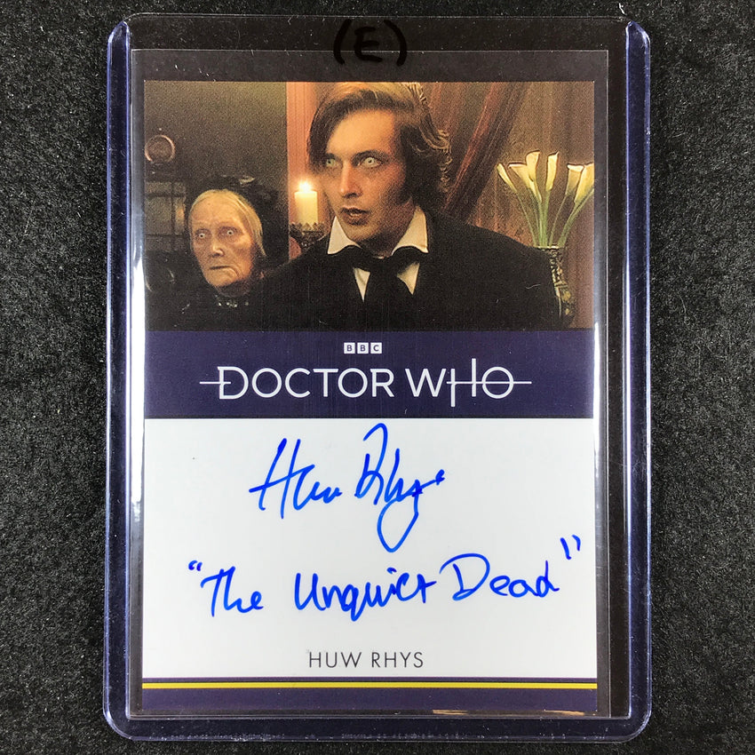 2024 Doctor Who Series 5-7 HUW RHYS AS REDPATH Inscription Auto (E)