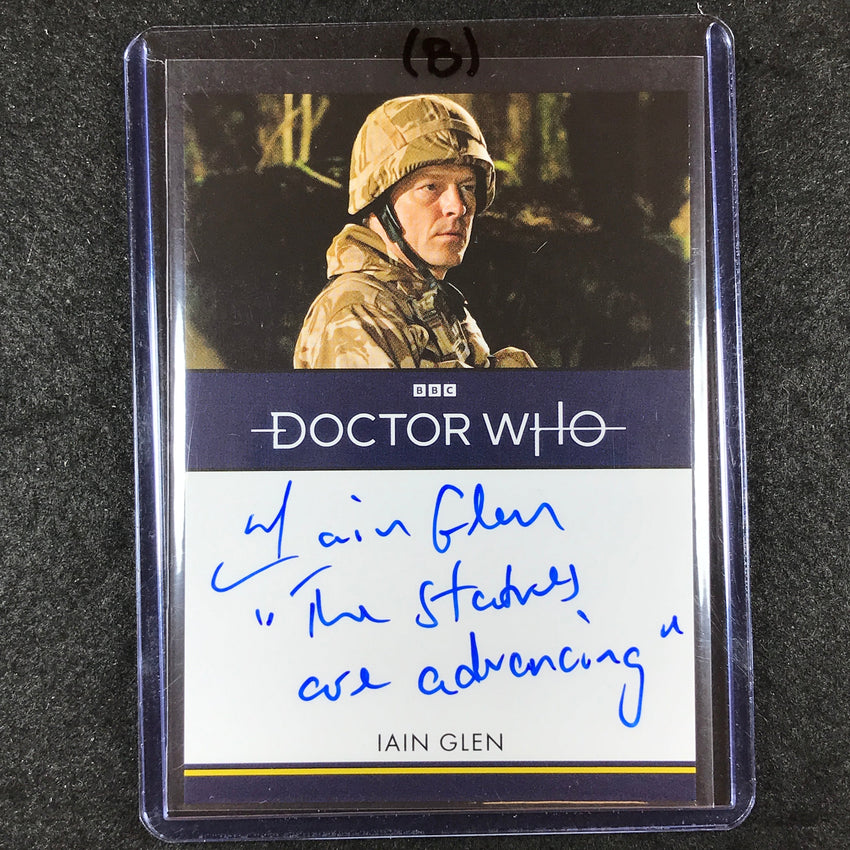 2024 Doctor Who Series 5-7 IAIN GLEN AS OCTAVIAN Inscription Auto (B)