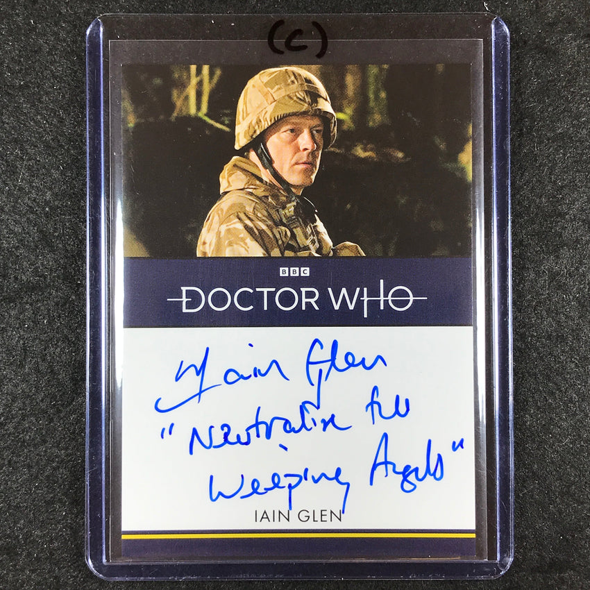 2024 Doctor Who Series 5-7 IAIN GLEN AS OCTAVIAN Inscription Auto (C)