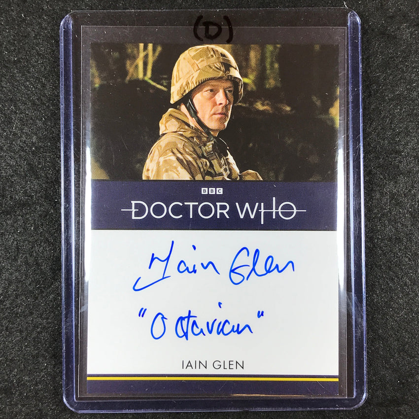 2024 Doctor Who Series 5-7 IAIN GLEN AS OCTAVIAN Inscription Auto (D)