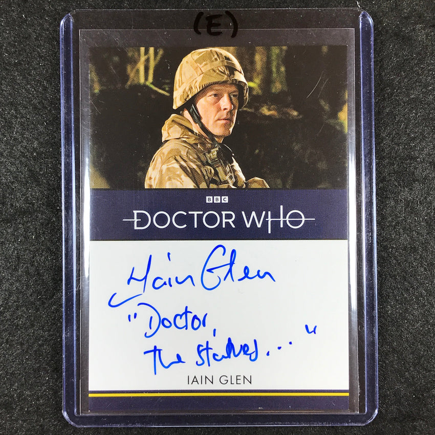2024 Doctor Who Series 5-7 IAIN GLEN AS OCTAVIAN Inscription Auto (E)