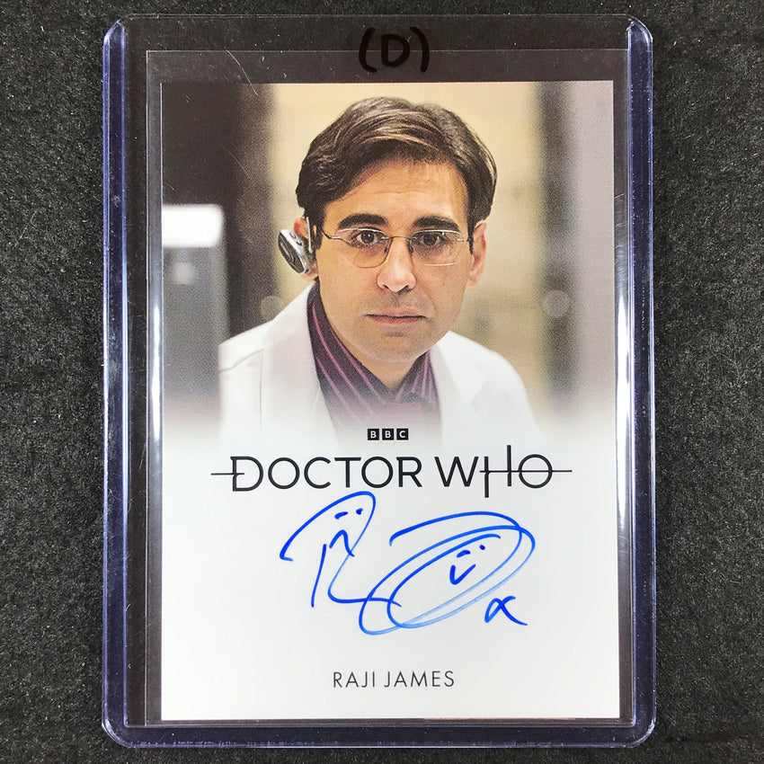 2024 Doctor Who Series 5-7 RAJI JAMES AS DR. RAJESH SINGH Full Bleed Auto (D)