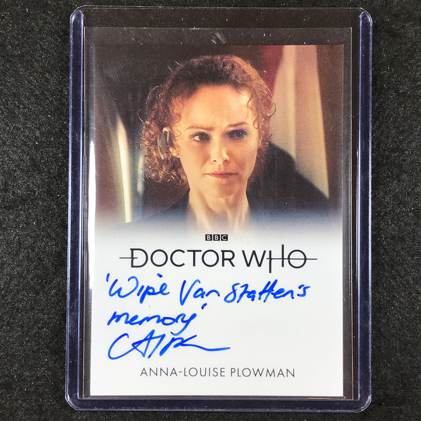 2024 Doctor Who Series 5-7 ANNA-LOUISE PLOWMAN AS GODDARD Bleed Inscription Auto