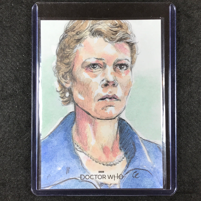 2024 Doctor Who Series 5-7 PRISONER ZERO Artist Sketch 1/1 CAROLYN EDWARDS