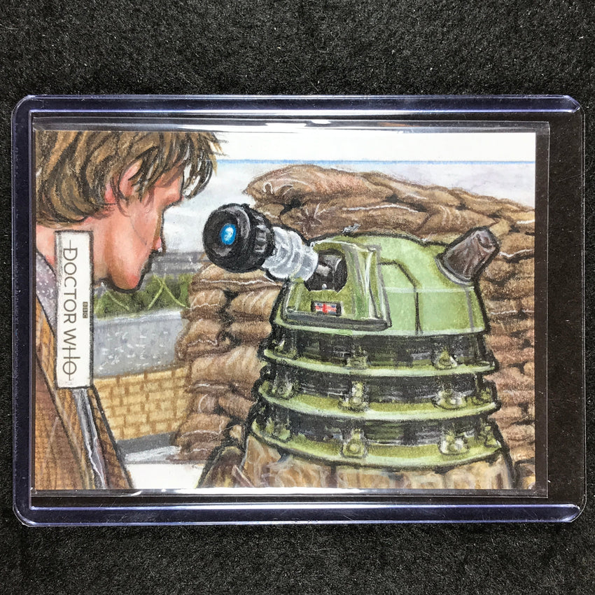 2024 Doctor Who Series 5-7 THE DOCTOR DALEK Artist Sketch 1/1 REBEKAH CLEVELAND