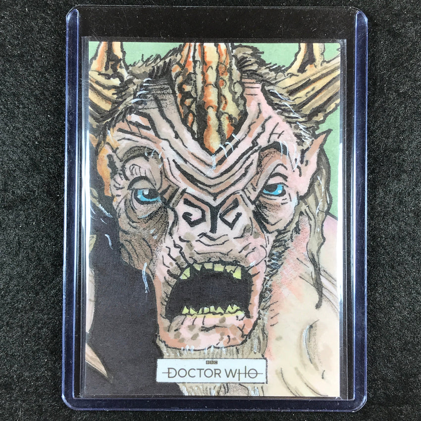 2024 Doctor Who Series 5-7 THE CREATURE Artist Sketch 1/1 JOHN BRUCE