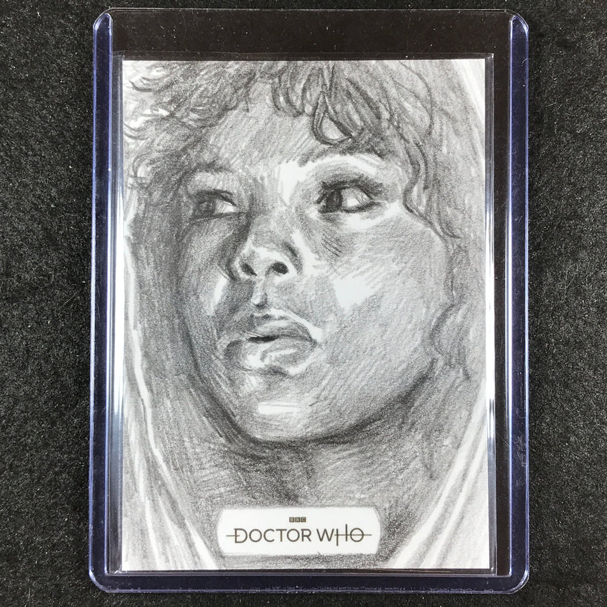 2024 Doctor Who Series 5-7 QUEEN ELIZABETH X Artist Sketch 1/1 WEI HO