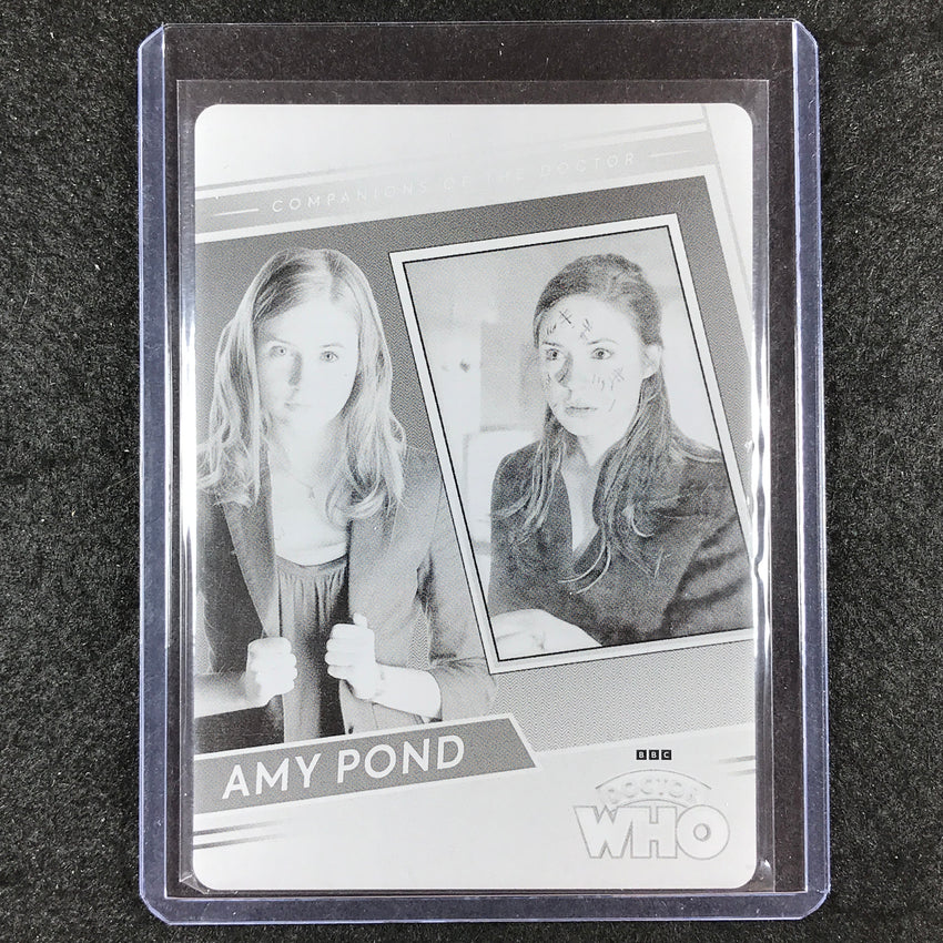 2024 Doctor Who Series 5-7 AMY POND Companions Printing Plate Black 1/1 #CAP4