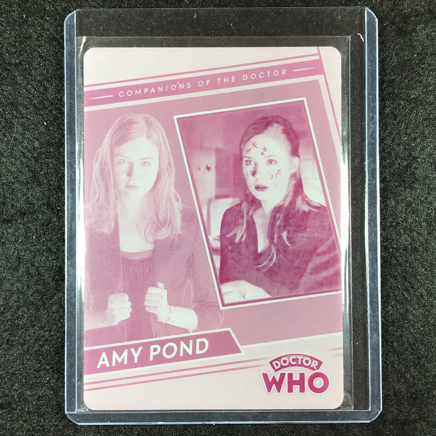 2024 Doctor Who Series 5-7 AMY POND Companions Printing Plate Magenta 1/1 #CAP4