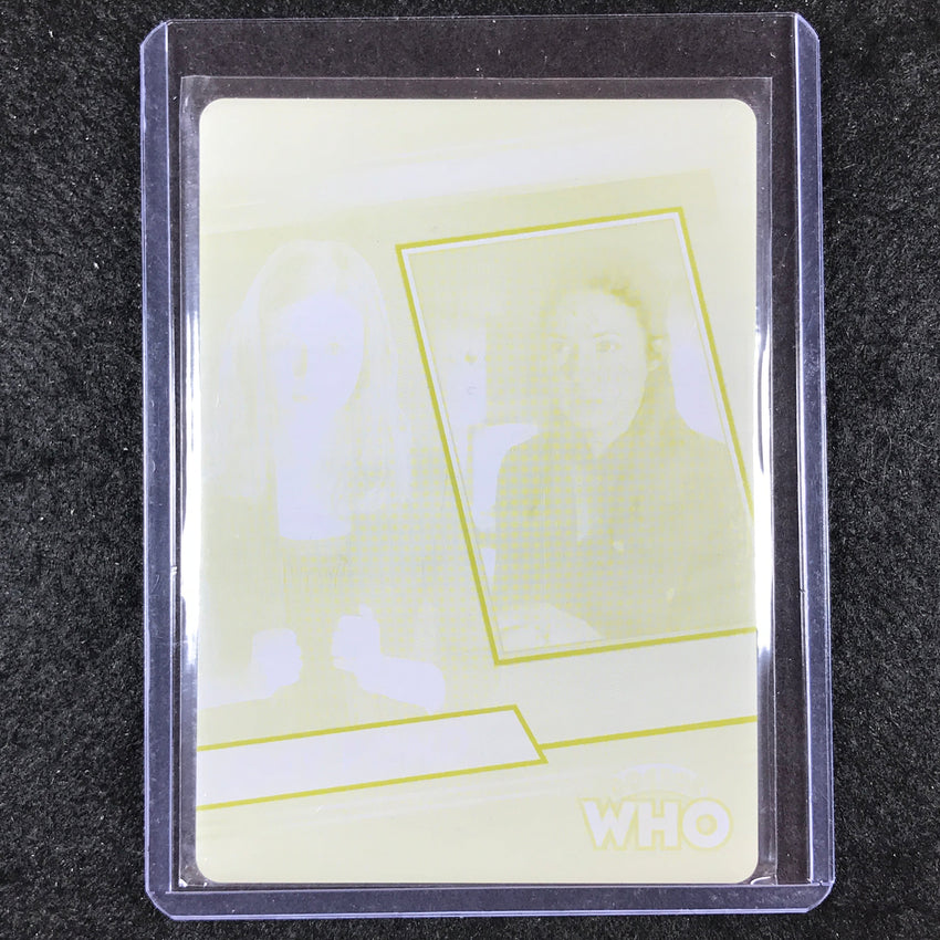 2024 Doctor Who Series 5-7 AMY POND Companions Printing Plate Yellow 1/1 #CAP4