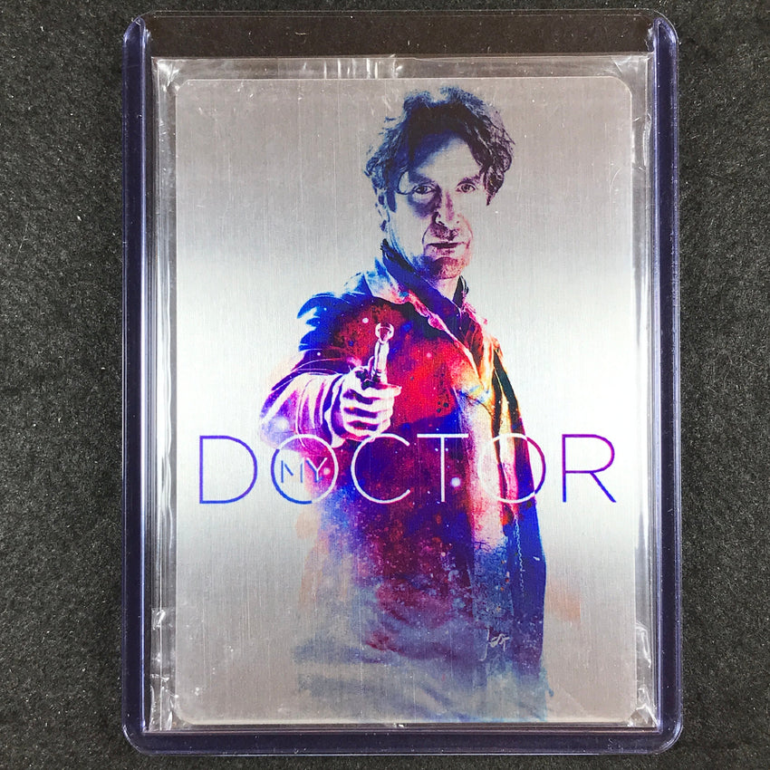 2024 Doctor Who Series 5-7 PAUL MCGANN "My Doctor" Metal Case Topper #CT4