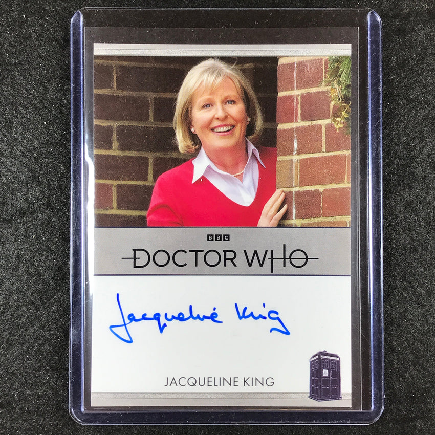 2024 Doctor Who Series 5-7 JACQUELINE KING AS SYLVIA NOBLE Bordered Auto