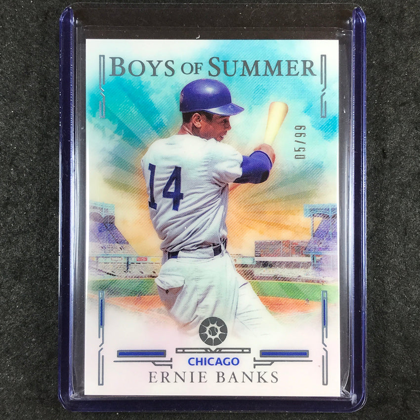 2025 Boys of Summer ERNIE BANKS Base Blue 5/99 #75