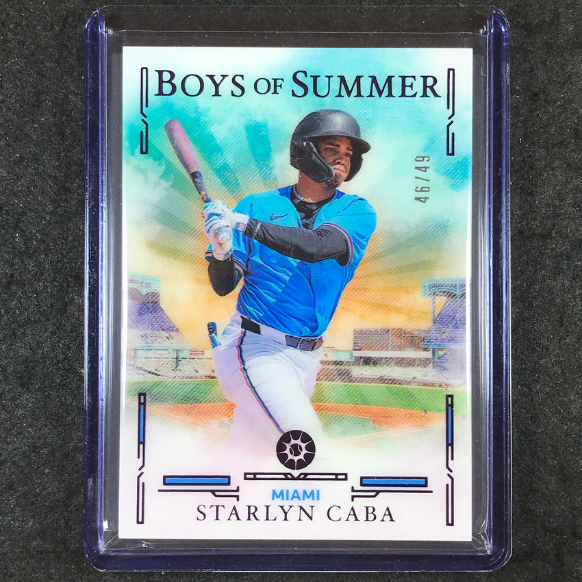 2025 Boys of Summer STARLYN CABA Base Purple 46/49 #28
