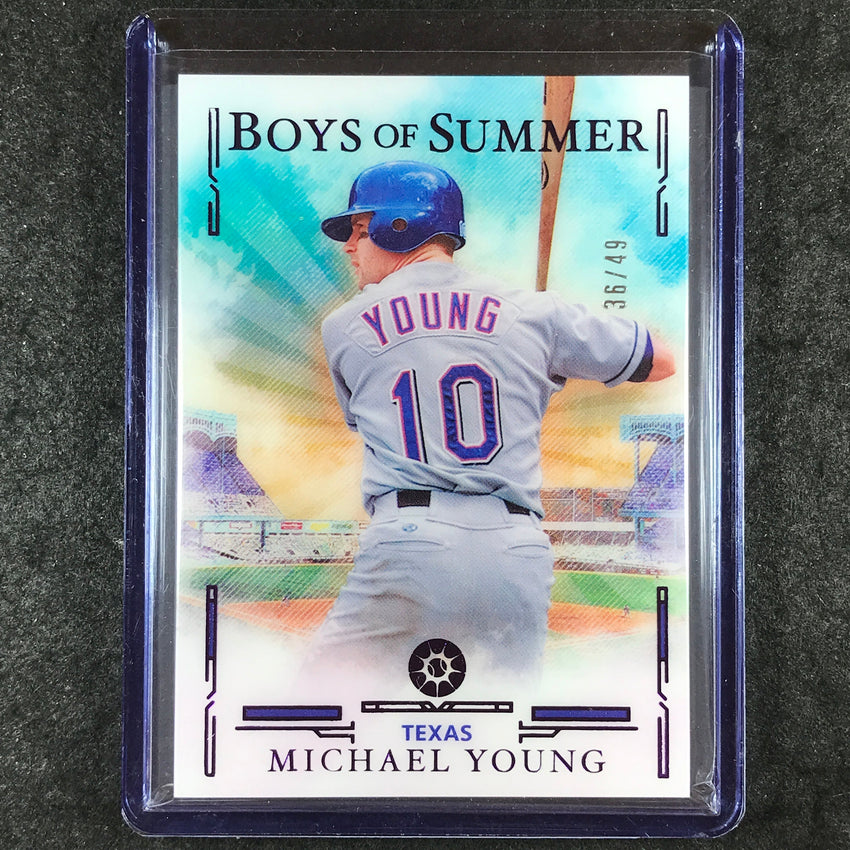 2025 Boys of Summer MICHAEL YOUNG Base Purple 36/49 #61