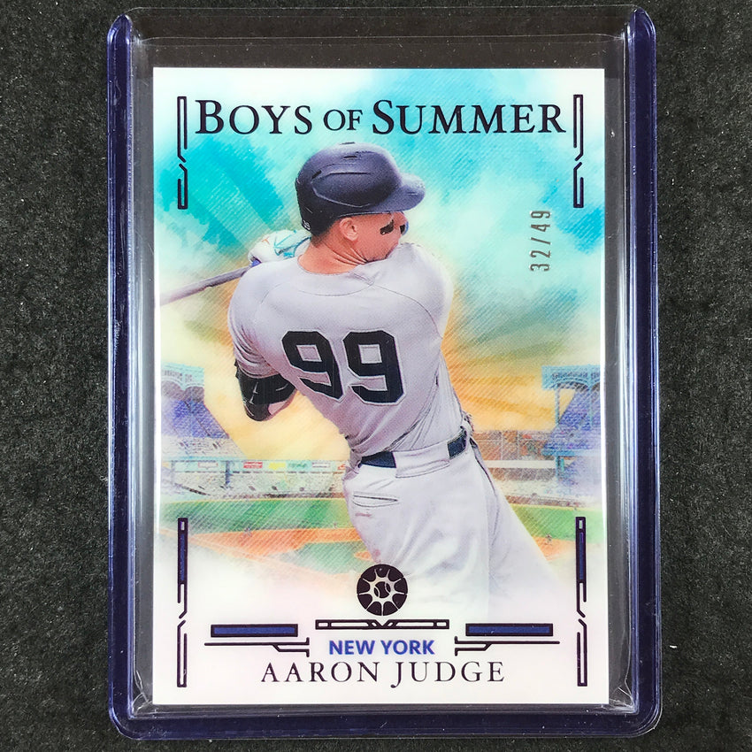 2025 Boys of Summer AARON JUDGE Base Purple 32/49 #85