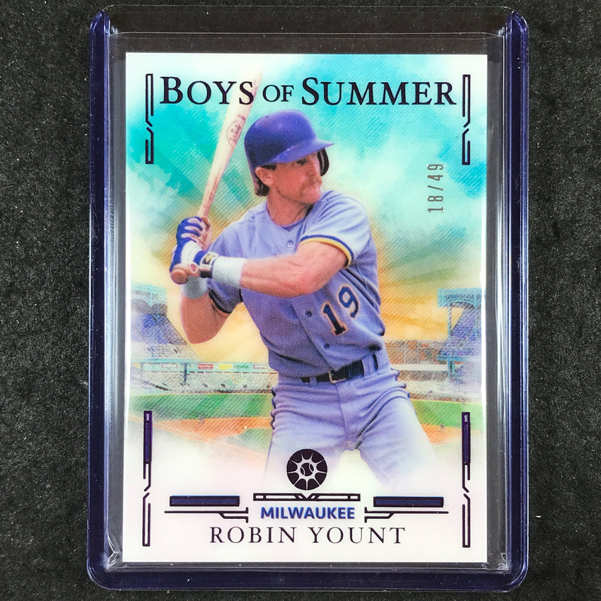 2025 Boys of Summer ROBIN YOUNT Base Purple 18/49 #98