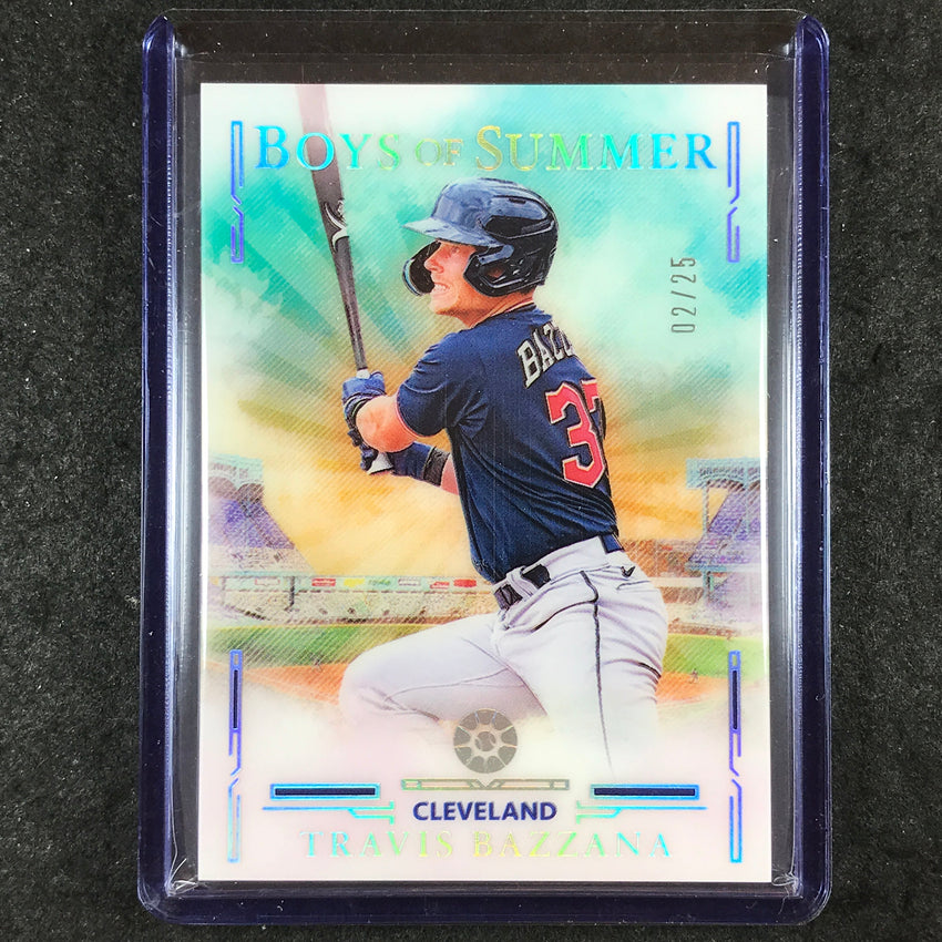 2025 Boys of Summer TRAVIS BAZZANA Base Holo Silver 2/25 #19