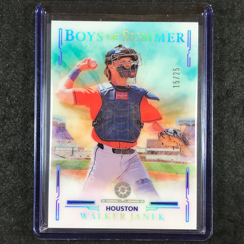 2025 Boys of Summer WALKER JANEK Base Holo Silver 15/25 #24