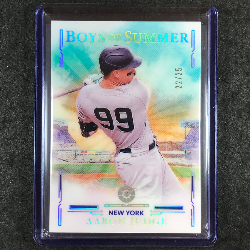 2025 Boys of Summer AARON JUDGE Base Holo Silver 22/25 #85