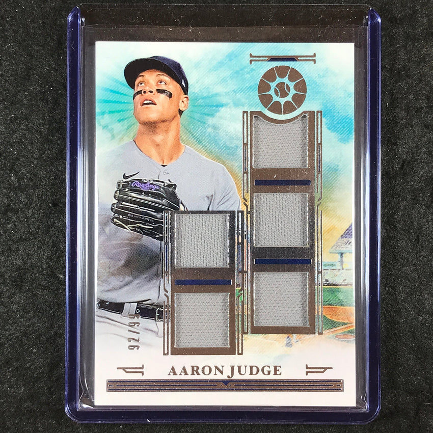 2025 Boys of Summer AARON JUDGE Five Tool Player Materials Jersey Relic 92/99