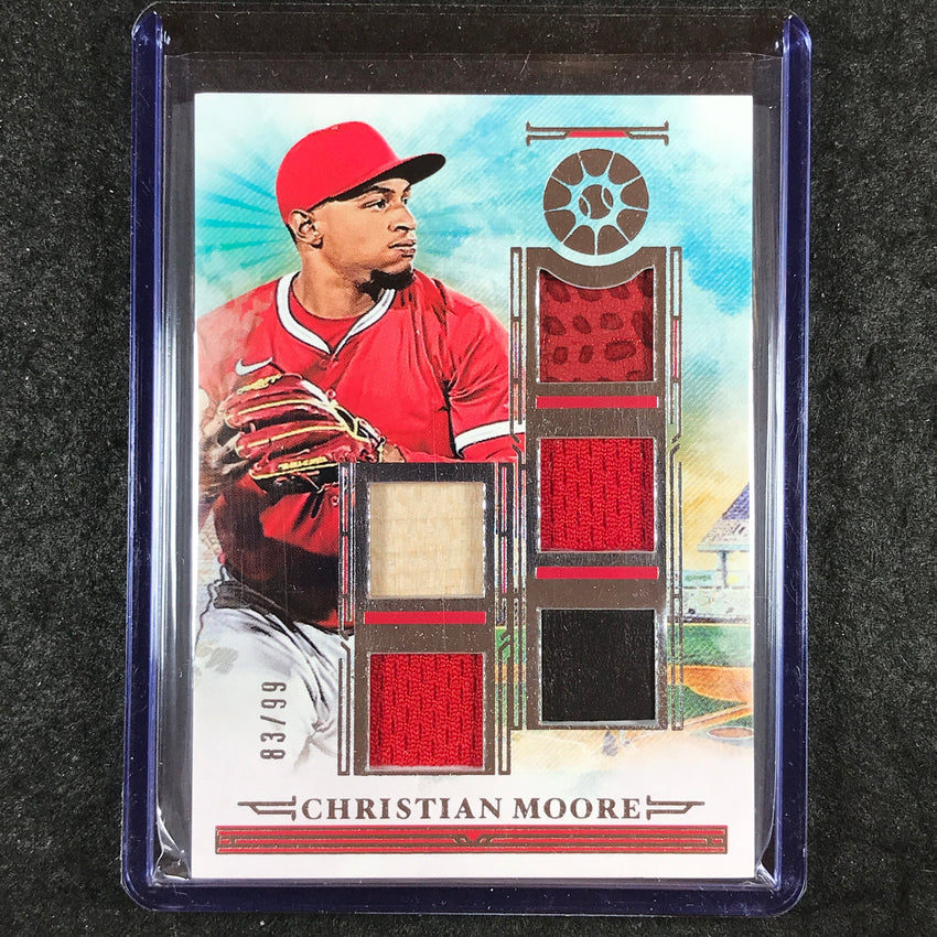 2025 Boys of Summer CHRISTIAN MOORE Five Tool Player Materials Jersey 83/99